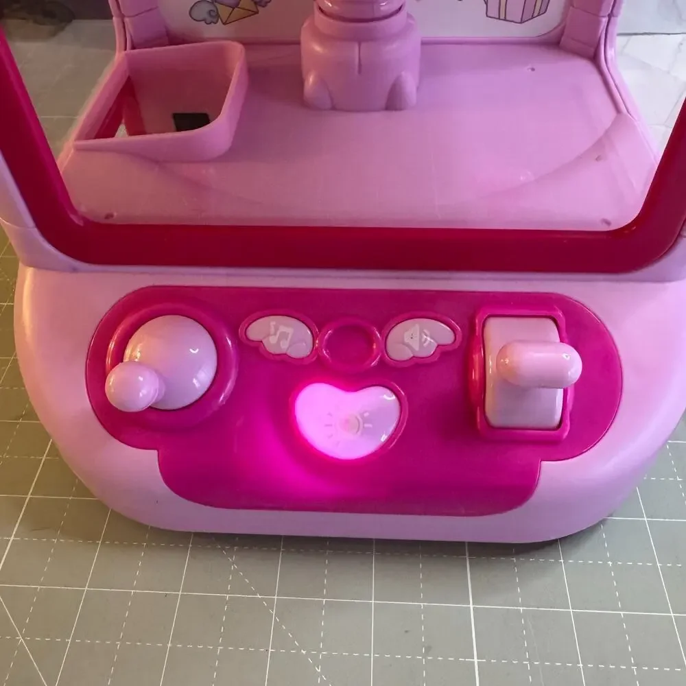 Mini Claw Vending Machine for Kids Pink Unicorn Arcade Machine Only Works in EUC